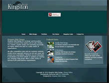 Tablet Screenshot of kingstonwebdesign.com